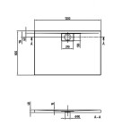 VILLEROY & BOCH - Architectura MetalRim Sprchová vanička, 80x120 cm, antracit UDA1280ARA248V-1S