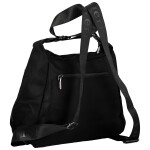 Trendy dámský textilní kabelko-batoh Coveri Venesta, černý new