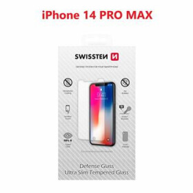 SWISSTEN Ochranné temperované sklo 2.5D pro Apple iPhone 14 PRO MAX (74517932)