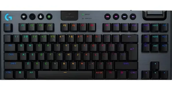Logitech G915 X LIGHTSPEED TKL černá / Bezdrátová herní klávesnice / Bluetooth + USB LIGHTSPEED / RGB (920-012721)