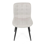 Jídelní židle, béžová, látka, HC-462 BG2