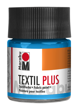 Barva na textil Marabu Textil Plus 50 ml - modrá světlá 090