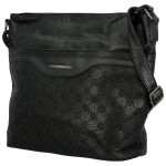 Módní dámská koženková crossbody kabelka Blandina, černá