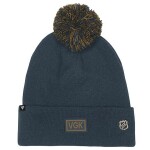 Outerstuff Dětská zimní čepice Vegas Golden Knights NHL Draft Beanie Cuff With Pom