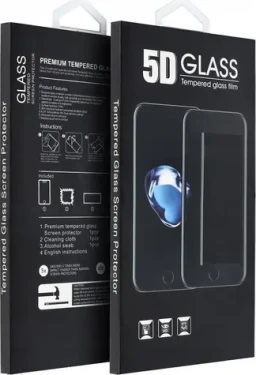 OEM ochranné sklo pro Xiaomi Redmi Note 14 5G černá / Ochranné sklo / 5D Full Glue / Full Cover
