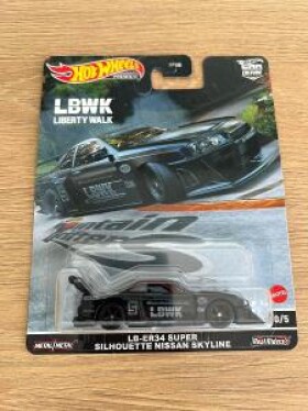 Hot wheels chase 0/5 Nissan Skyline Super Silhouette LB-ER34