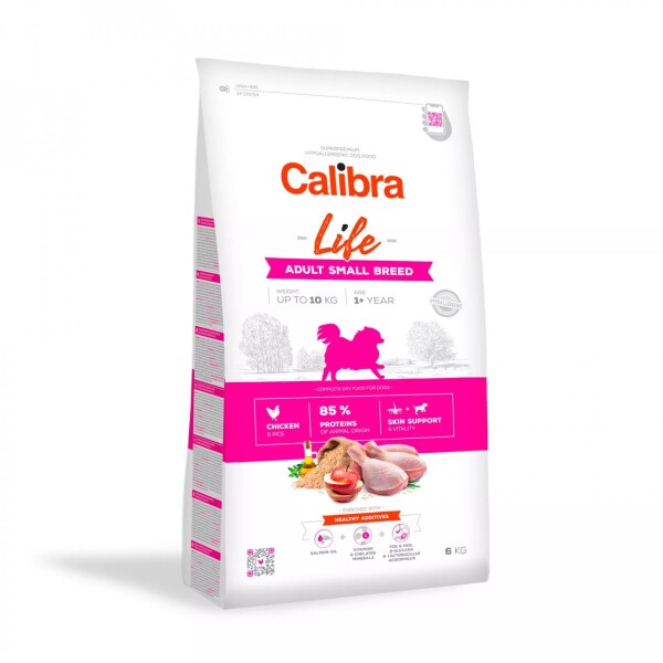 Calibra Dog Life Adult Small Breed Chicken Hmotnost balení: 6 Kg