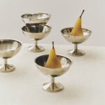 HAY Pohár Italian Dessert Stainless Steel Medium, stříbrná barva