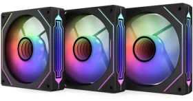 KRUX Corvus Reverse 120 ARGB / Ventilátor / 120 mm / Reverzní / 3 ks (KRXE009)
