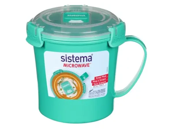 Sistema Microwave Soup mug Hrnek na polévku 656 ml mátová (8592001420441)