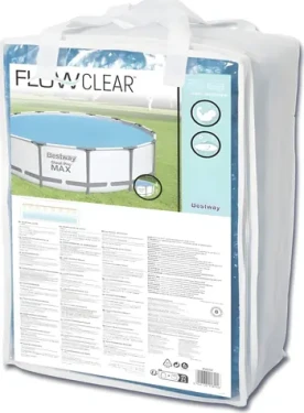 BESTWAY Solární plachta na bazén 417 cm / Kulatá / pro kruhové bazény O 396-457 cm / PE (58252)