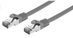 C-TECH patchcord Cat7 S/FTP 1 m šedá (8954125015345)