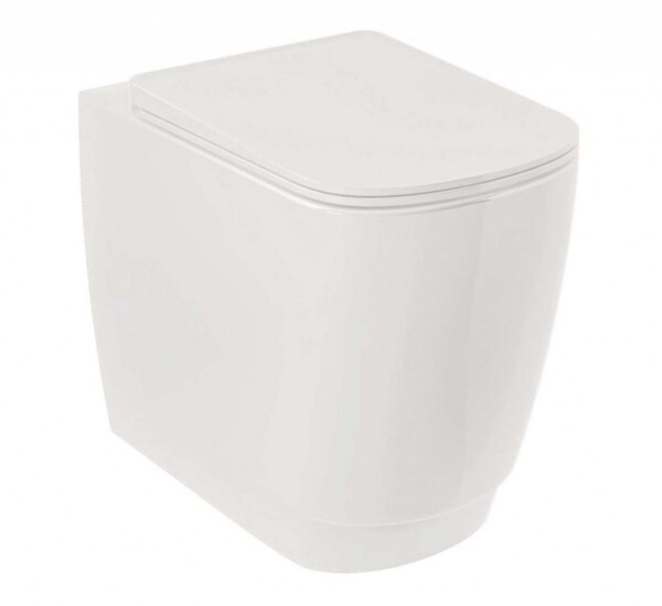 KLUDI - Resa S Stojící WC, vario odpad, Rimless, Spiralflush, lesklá bílá 27WCB0343