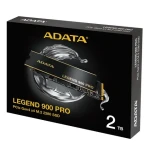 ADATA LEGEND 900 PRO 2TB / SSD / M.2 2280 / PCIe Gen4x4 / čtení: 7400MB/s / zápis: 6500MB/s / chladič / 5R (SLEG-900P-2TCS)