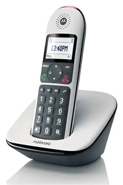 Motorola CD5001 bílá / DECT telefon / velká tlačítka / kompatibilní se sluchadly (G31000X08W1AWE(ES))