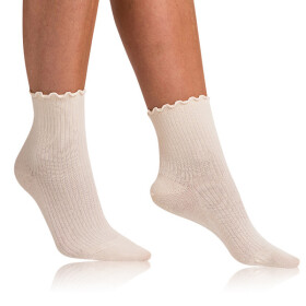 Dámské ponožky FANCY MODAL SOCKS - BELLINDA - smetanová 39 - 42