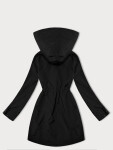 Tenká černá dámská plus size bunda J Style (16M9259-392) odstíny černé XXL (44)
