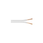 MicroConnect Reproduktorový kabel bílá / 2 x 1,5 mm2 / 25 m (AUDSPEAKER4)