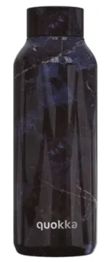 Quokka Nerezová termoláhev Solid Black marble 510 ml (Q11987)