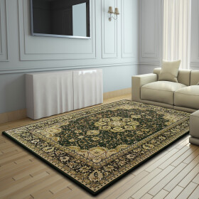 DumDekorace Luxusní koberec v zelené barvě 300 x 400 cm