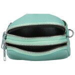 Trendy dámská koženková crossbody kabelka Kirké, světle modrá