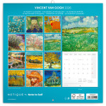Nástěnný poznámkový kalendář 2026 NOTIQUE - Vincent van Gogh, 30 x 30 cm