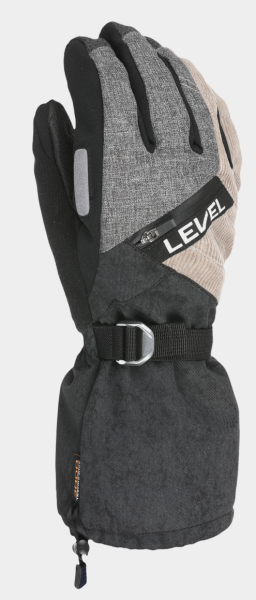 Level GLOVE STAR 1113UG.38, black/grey Velikost č.: 8
