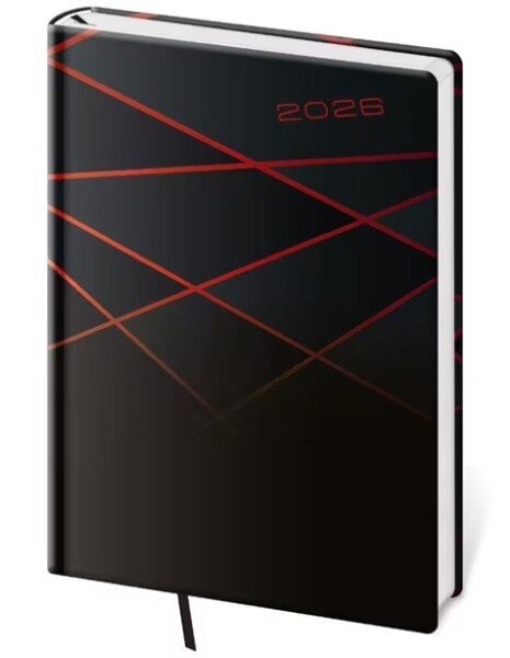 Diář 2026 denní A5 Vario - 1 BLACK DESIGN