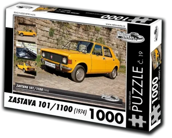 RETRO-AUTA Puzzle č. 19 Zastava 101,1100 (1974)