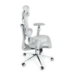 Kancelářská židle, synchronní mechanismus, šedá síťovina, KA-B2361 GREY