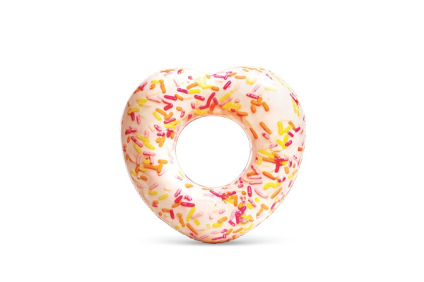Kruh nafukovací kobliha srdce průměr 104cm v krabici 19,5x18x4,5cm 9+ - Alltoys Intex