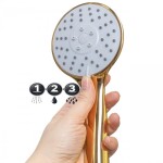 Erga Mutabi, sprchová sada s vanovým výtokem, zlatá lesklá, ERG-YKA-BP.MUTABI-20-GLD