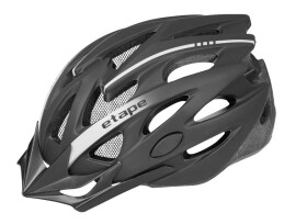 Cyklistická přilba na kolo Etape TWISTER, barva černá/bílá mat (velikost S/M pro obvod 55-58 cm)