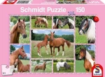 SCHMIDT Puzzle Nádherní koně