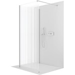CERANO Sprchová zástěna Walk-in Onyx Corner Cube L/P - 8 mm - hranatá vzpěra - chrom, rýhované sklo - 150x90x200 cm