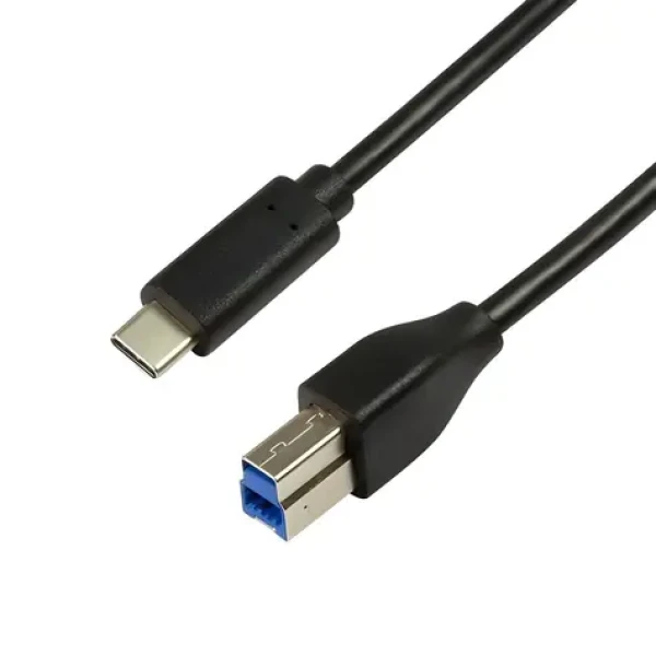 LogiLink USB-C na USB-B černá / Kabel USB 3.2 Gen1 / 2 m / 5 Gbit/s (CU0163)