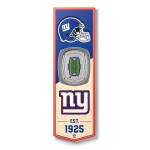 Cedule New York Giants NFL 3D Stadium Banner