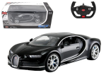 Mamido Autíčko Bugatti Chiron na dálkové ovládání RC 1:14 černé