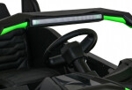 Mamido Dětské elektrické autíčko Buggy UTV Strong 24V nafukovací kola zelené