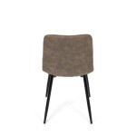 Jídelní židle, hnědá, látka vintage, CT-281 BR3