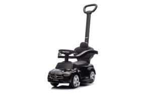 Mamido Dětské odrážedlo auto s vodící tyčí Mercedes černé