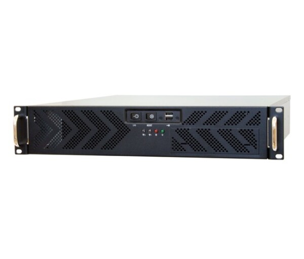 CHIEFTEC skříň Rackmount 2U ATX, UNC-210T-B-U3, 400W, Black, USB 3.0