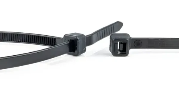 WKK 370x4,8 mm černá / Stahovací pásky / plast / UV stabilní / rozpojitelné / 100 ks (110226071)