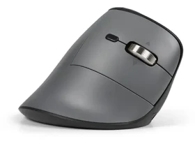 BakkerElkhuizen FastForward Pro černá, šedá / Ergonomická bezdrátová myš / Bluetooth / 5000 DPI / pro praváky (BNEFFP3MVM)