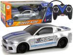 Mamido Sportovní auto na dálkové ovládání RC speed king stříbrné
