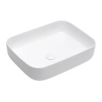 Umyvadlo na desku SAT Infinitio 50x39 cm mat bez otvoru pro baterii SATINF5039M SATINF5039M