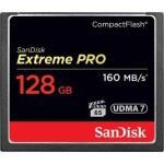 SanDisk Compact Flash Extreme 128GB / rychlost až 160/150MB/s (SDCFXPS-128G-X46)