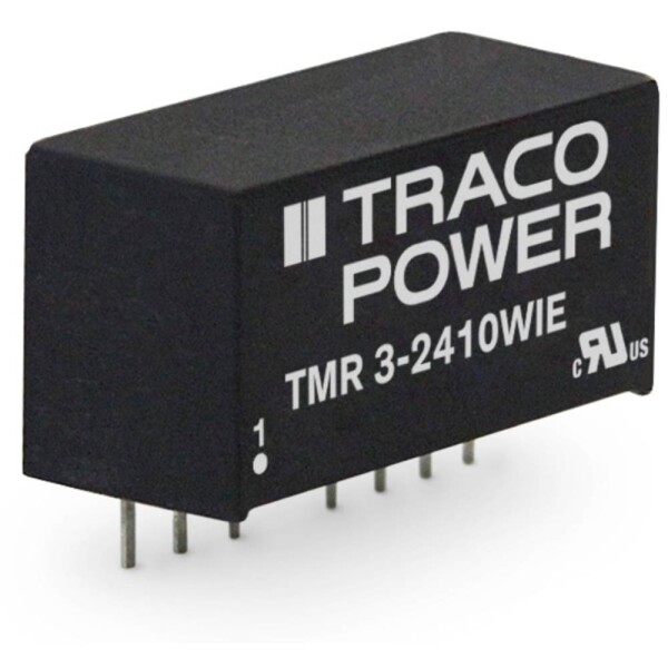 TracoPower TMR 3-1221WIE DC/DC měnič napětí do DPS 12 V/DC 5 V/DC, -5 V/DC 300 mA 3 W Počet výstupů: 2 x Obsah 10 ks