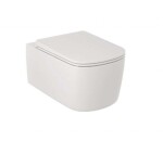 KLUDI - Resa S Závěsné WC, Rimless, Spiralflush, matná bílá 27WCW0153