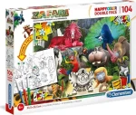 Clementoni Oboustranné PUZZLE Zafari: V džungli